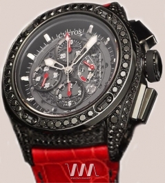 часы Cvstos Challenge-R50 Chrono Black Steel Black Diamond