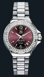 часы TAG Heuer Formula 1 Glamour Diamonds (SS-Diamonds / Maroon / SS)