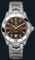  TAG Heuer Link Automatic Turning Bezel (SS / Brown / SS)