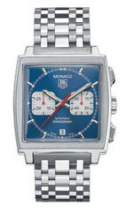 часы TAG Heuer Monaco Automatic Chronograph (SS / Blue / SS)
