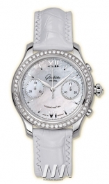  Glashutte Original Glashutte Original Lady Serenade Chronograph (SS_Diamonds MOP Leather)