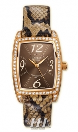  Glashutte Original Glashutte Original Lady Serenade Karree (RG_Diamonds Brown Leather)