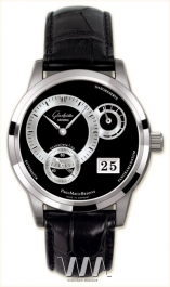 часы Glashutte Original Glashutte Original Panomaticreserve (Pt / Black_Silver / Leather)