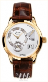 часы Glashutte Original Glashutte Original Panoreserve (RG / Silver / Leather)