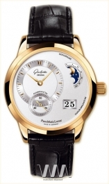 часы Glashutte Original Glashutte Original Panomaticlunar (RG / Silver / Leather)