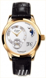  Glashutte Original Glashutte Original Panomaticlunar (RG / Silver / Leather)