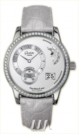 часы Glashutte Original Glashutte Original Panomaticlunar (WG_Diamonds / Silver / Leather)