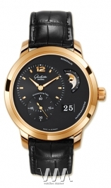 часы Glashutte Original Glashutte Original Panomaticlunar XL (RG / Black / Leather)