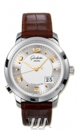 часы Glashutte Original Glashutte Original Panomaticcentral XL (WG / Silver / Leather)
