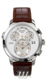  Glashutte Original Glashutte Original Panomaticchrono XL (WG / Silver / Leather)