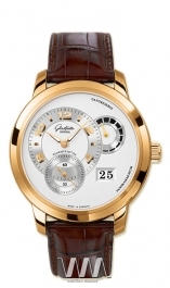 часы Glashutte Original Glashutte Original Panomatycreserve XL (RG / Silver / Leather)