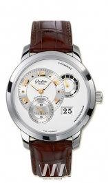 часы Glashutte Original Glashutte Original Panomatycreserve XL (WG / Silver / Leather)