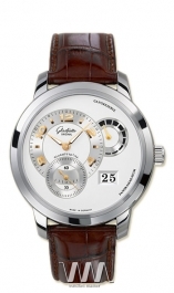  Glashutte Original Glashutte Original Panomatycreserve XL (WG / Silver / Leather)