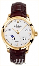 часы Glashutte Original Glashutte Original Senator Perpetual Calendar (RG / Silver / Leather)