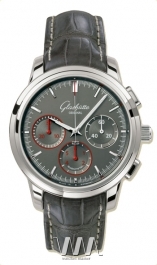 часы Glashutte Original Glashutte Original Senator Chronograph (SS / Grey / Leather)