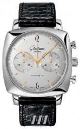  Glashutte Original Glashutte Original Senator Sixties Square Chronograph White Dial