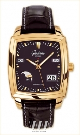  Glashutte Original Glashutte Original Senator Karree Perpetual Calendar (RG / Black / Leather)