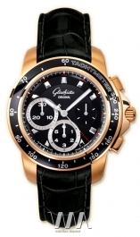 часы Glashutte Original Glashutte Original Sport Evolution Chronograph (RG / Black / Leather)