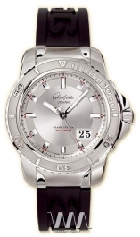  Glashutte Original Glashutte Original Sport Evolution Panorama Date (SS / Silver / Rubber)