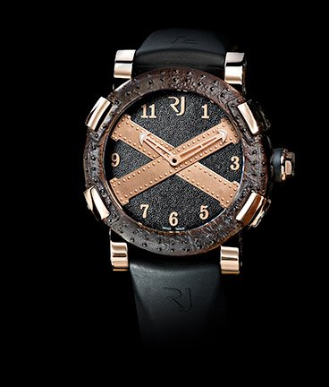 часы Romain Jerome Titanic-DNA  Rusted steel T-oxy III pink gold A la Grande