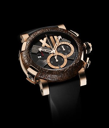  Romain Jerome Titanic-DNA  Rusted steel T-oxy III chronograph pink gold Extreme