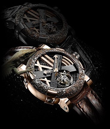 часы Romain Jerome Titanic-DNA  Rusted steel T-oxy IV Tourbillon pink gold Ultimate