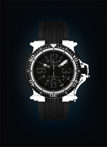 часы Aquanautic Subcommander Black