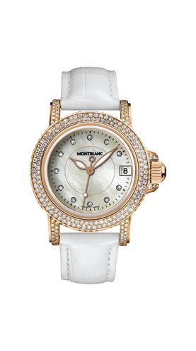 часы Montblanc Sport Lady Red Gold  Diamonds