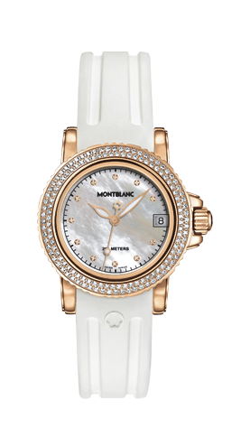 часы Montblanc Sport Lady Red Gold  Diamonds