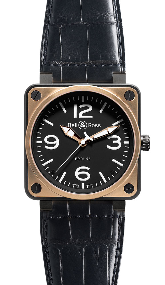 часы Bell & Ross Pink Gold & Carbon