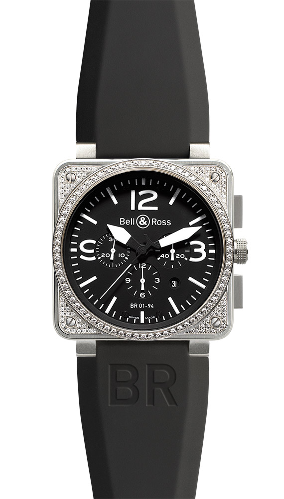  Bell & Ross Top Diamond Black Dial