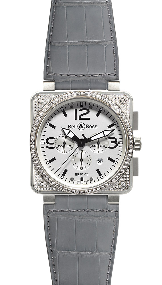 часы Bell & Ross Top Diamond White Dial