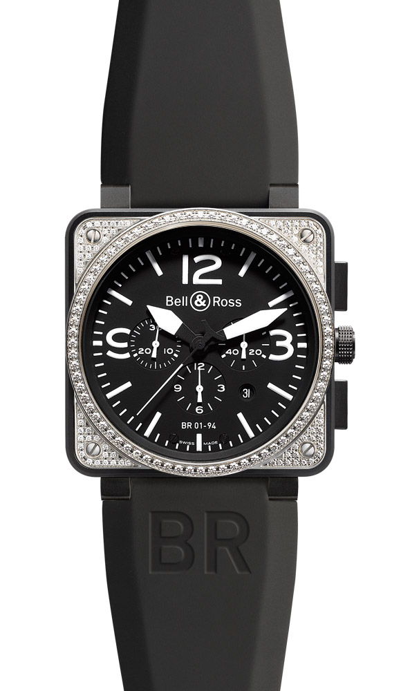  Bell & Ross Top Diamond & Carbon