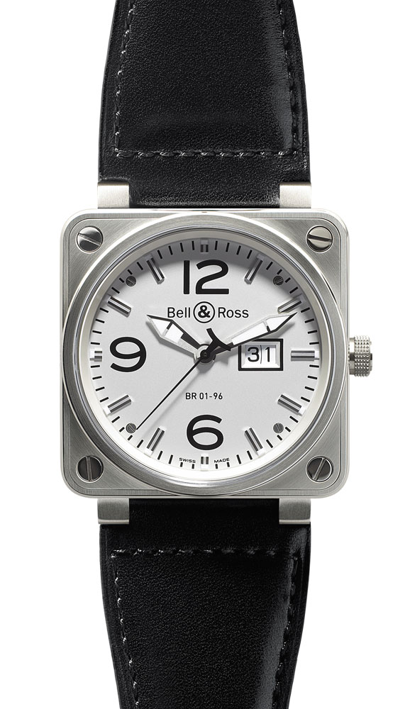 часы Bell & Ross Big Date White Dial