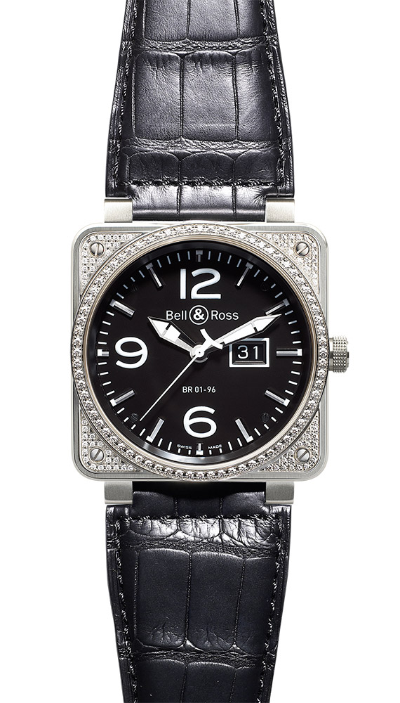  Bell & Ross Top Diamond Black Dial