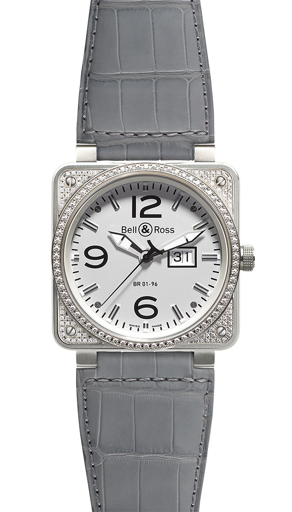  Bell & Ross Top Diamond White Dial