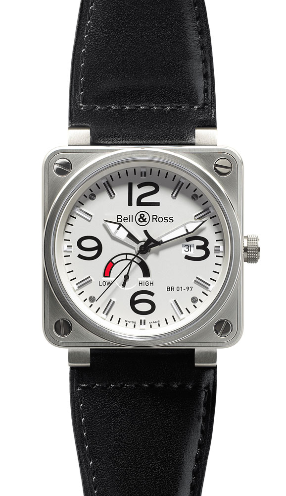  Bell & Ross Power Reserve White Dial