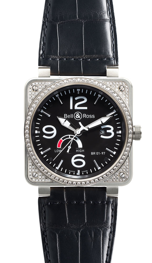 часы Bell & Ross Top Diamond Black Dial