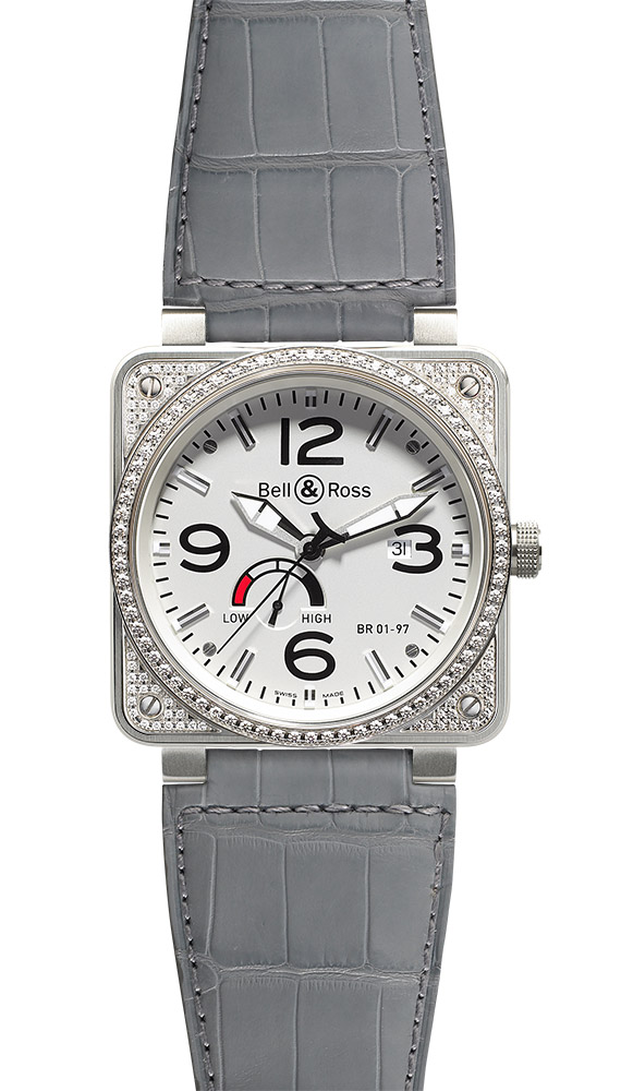  Bell & Ross Top Diamond White Dial