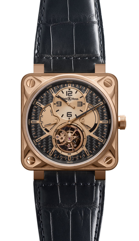  Bell & Ross Tourbillon Pink Gold Carbon