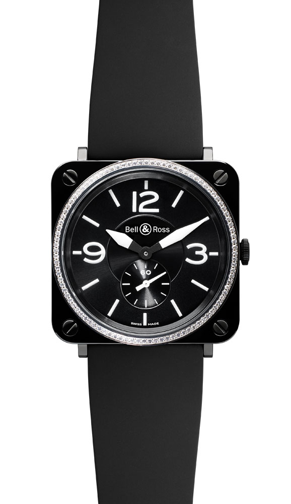  Bell & Ross Black Ceramic Diamonds