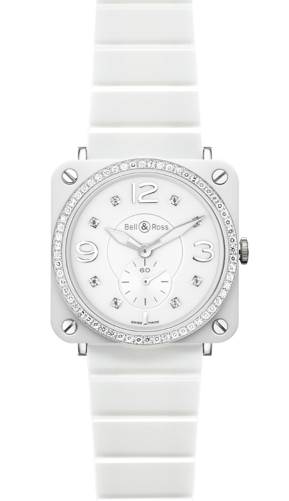  Bell & Ross White Ceramic Phantom Diamonds