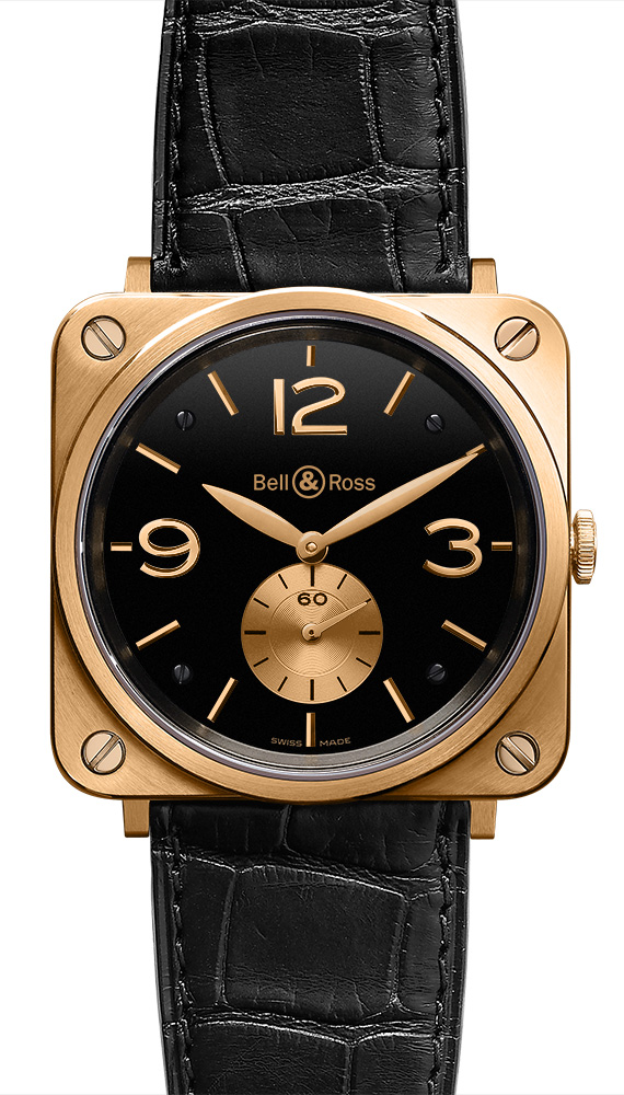  Bell & Ross Gold Black Dial