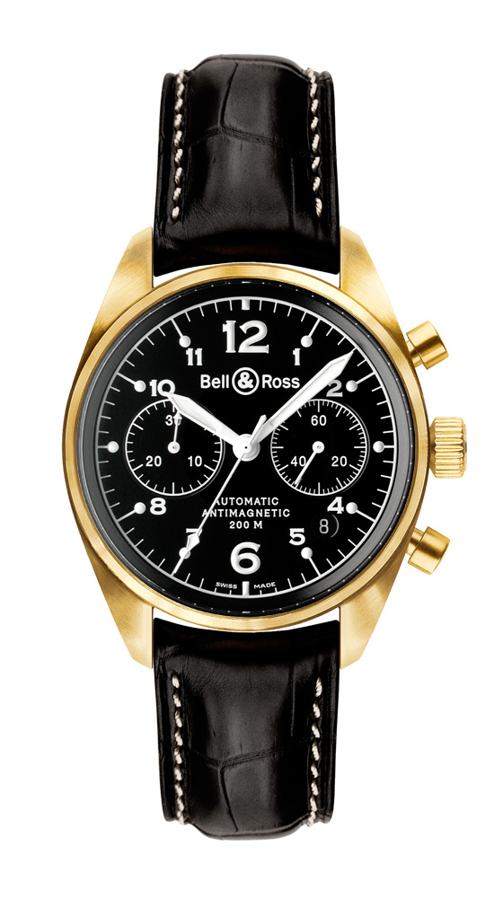  Bell & Ross Vintage 126 Gold Black