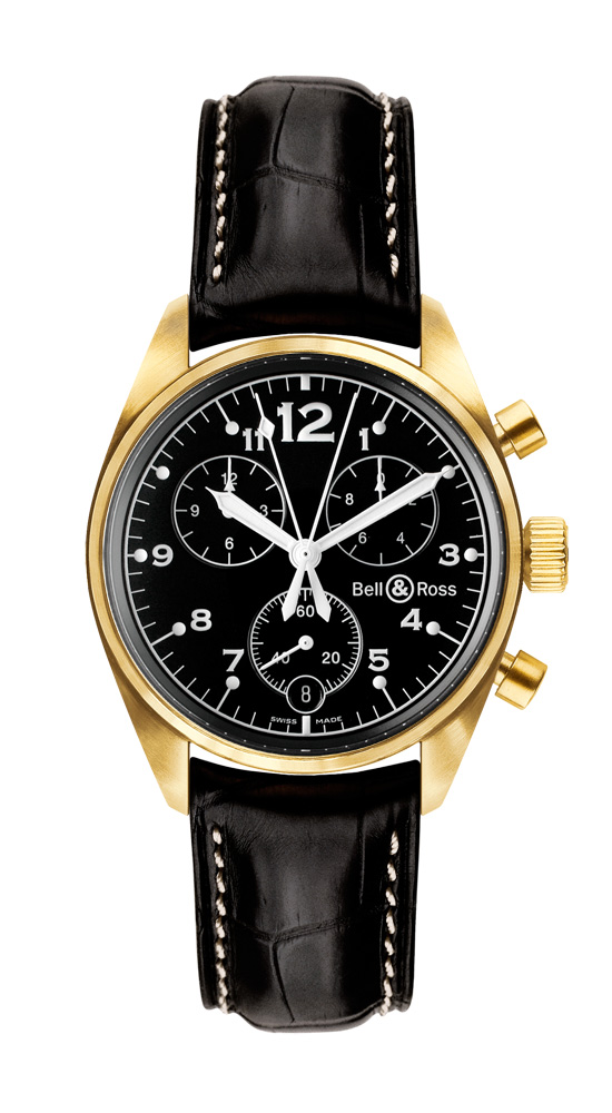  Bell & Ross Vintage 120 Gold Black