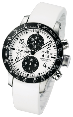 часы Fortis B-42 STRATOLINER CHRONOGRAPH WHITE