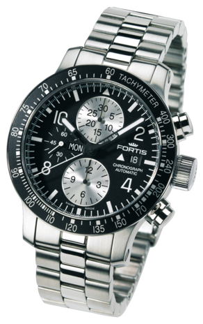 часы Fortis B-42 STRATOLINER CHRONOGRAPH BLACK