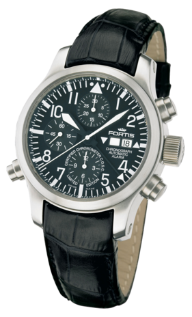 часы Fortis B-42 FLIEGER CHRONOGRAPH ALARM Chronometer C.O.S.C.