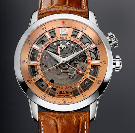 часы Vulcain Anniversary Heart Steel