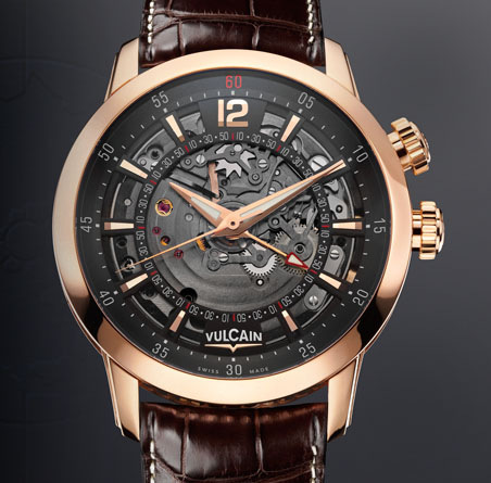 часы Vulcain Anniversary Heart Gold